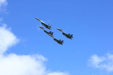 Novosibirsk - Ağustos 05: Havacılık tatil 