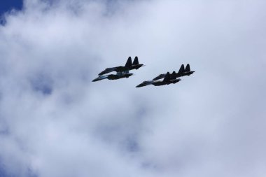 Novosibirsk - Ağustos 05: Havacılık tatil 