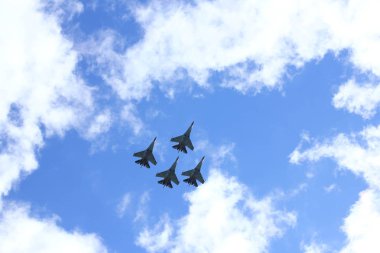 Novosibirsk - Ağustos 05: Havacılık tatil 