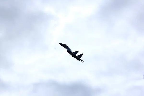 Novosibirsk Ağustos Havacılık Tatil Neredeyiz Işte Zafer Adı Verildi Falcons — Stok fotoğraf