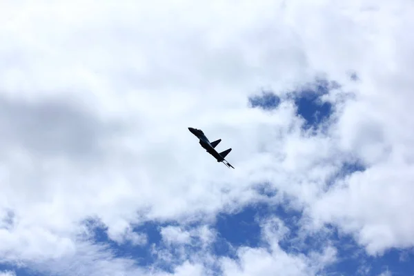 Novosibirsk Ağustos Havacılık Tatil Neredeyiz Işte Zafer Adı Verildi Falcons — Stok fotoğraf