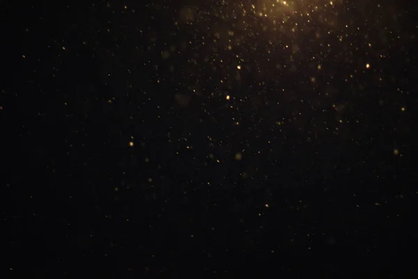 Fond Noir Avec Chute Neige Lumière Lune Dans Nuit Hiver — Photo