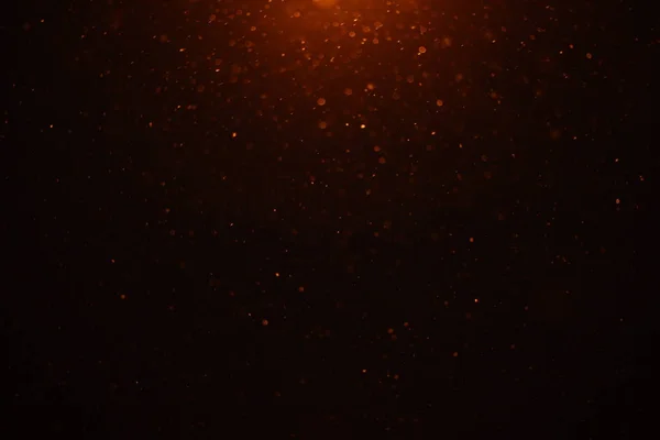 Fond Noir Avec Chute Neige Lumière Lune Dans Nuit Hiver — Photo