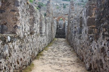 Alanya Kalesi 'nin kırmızı Kulesi-Alanya Kalesi, Güney Türk 'de Ortaçağ kalesidir..