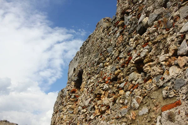 Red Tower Alanya Kizil Kule Kastély Része Alanya Kalesi Egy — Stock Fotó