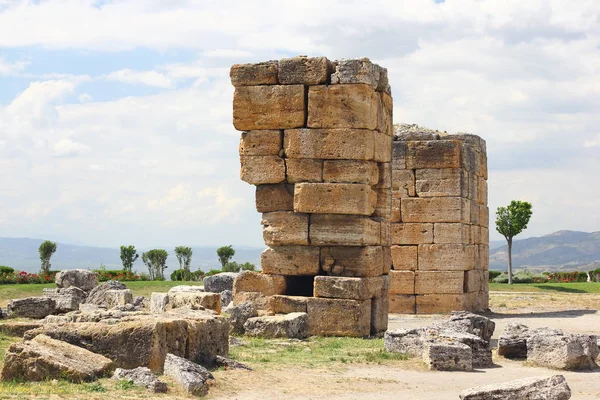 Pammukale Rozvaliny Starém Městě Hierapolis — Stock fotografie