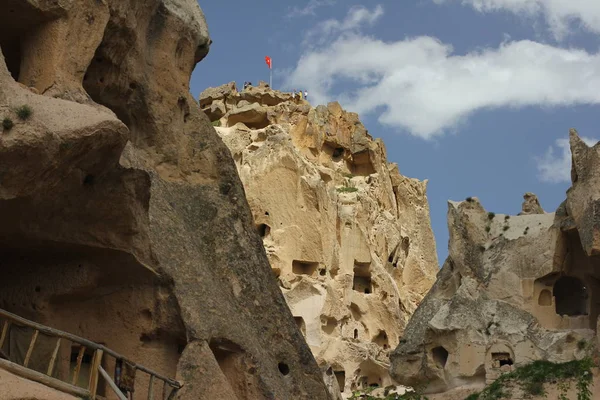 Cappadocië Turkije Oude Vesting Uchisar — Stockfoto