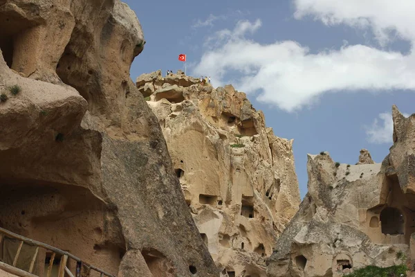 Kappadokien Türkei Antike Festung Uchisar — Stockfoto