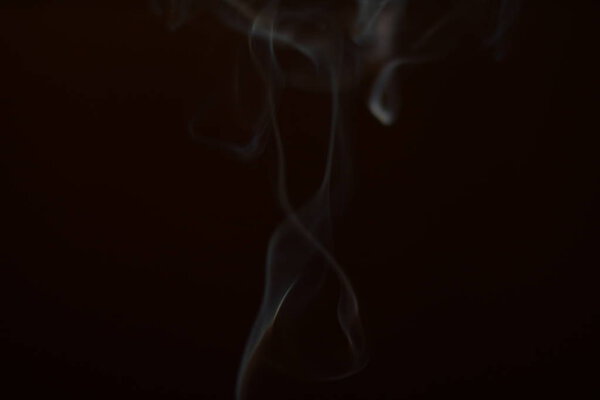 Smoke on black background. Motion blur. Smoke Layer for your design.