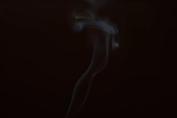 Rook Zwarte Achtergrond Bewegingsonscherpte Smoke Layer Voor Ontwerp — Stockfoto