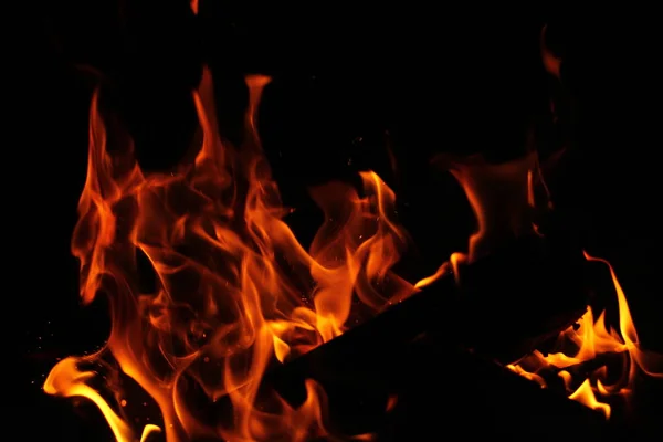 Blurred Background Fire Flames Pattern Black — Stock Photo, Image