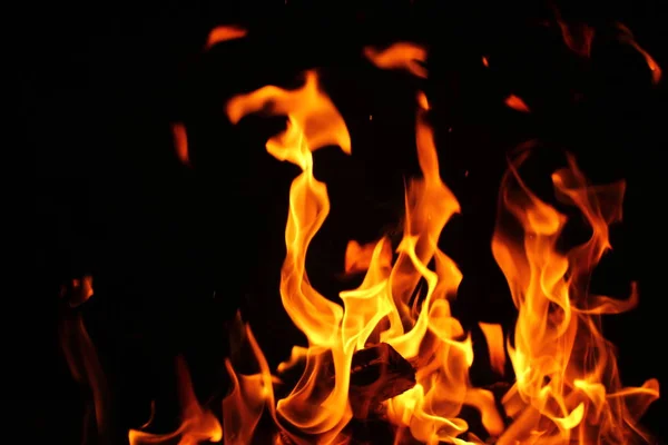 Blurred Background Fire Flames Pattern Black — Stock Photo, Image