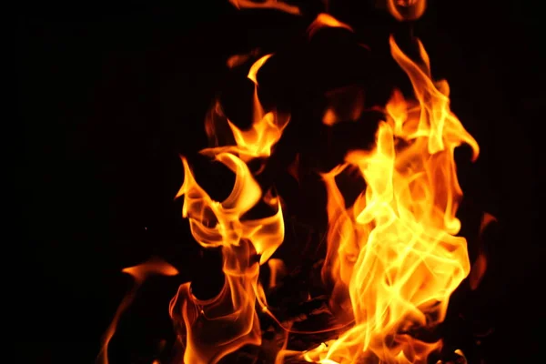 Blurred Background Fire Flames Pattern Black — Stock Photo, Image