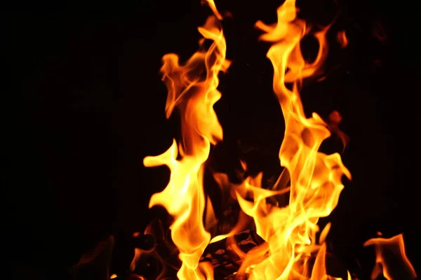 Blurred Background Fire Flames Pattern Black — Stock Photo, Image