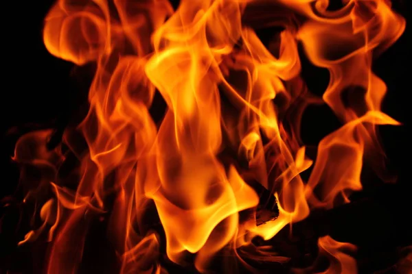 Blurred Background Fire Flames Pattern Black — Stock Photo, Image