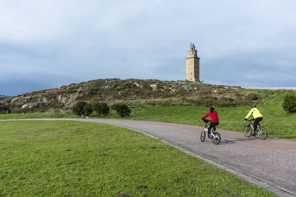 Torre Hércules Casi 1900 Años Edad Rehabilitada 1791 Metros Altura — Foto de Stock