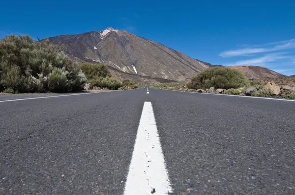 Blick Auf Den Teide Den Höchsten Berg Spaniens Der Sich — Stockfoto