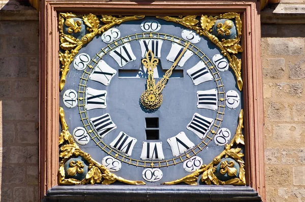 Clock Grosse Cloche Door Bordeaux France — Stock Photo, Image