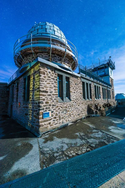 Metrový Dalekohled Pic Midi Bigorre Hautes Pyrenees Francie — Stock fotografie