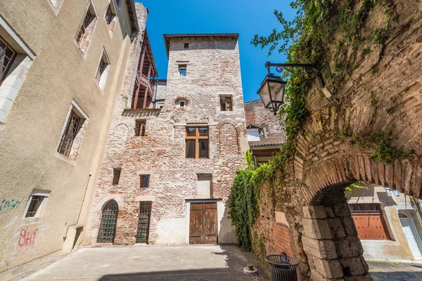 Medieval Houses Cahors Lot Midi Pyrenees France — Stock Photo, Image
