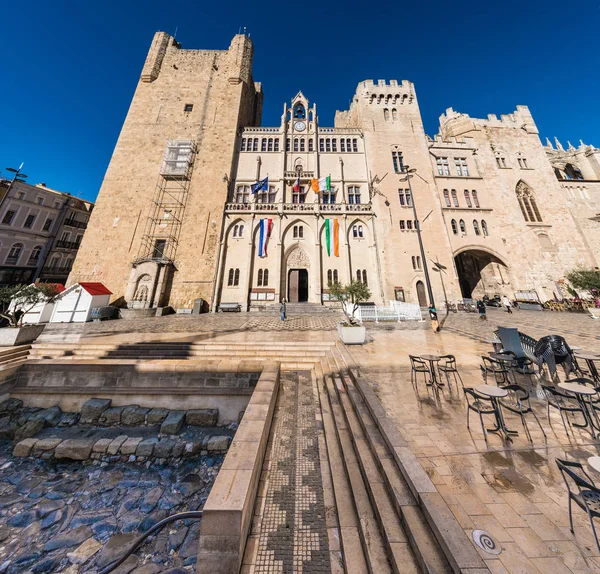 Narbonne Francia Febbraio 2016 Palazzo Degli Arcivescovi Narbona Linguadoca Rossiglione — Foto Stock