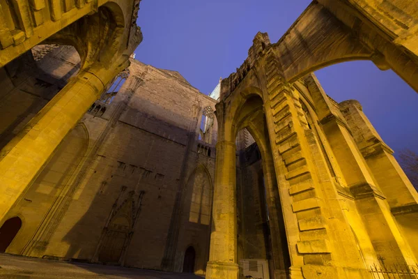 Saint Just Saint Pasteur Cathedral Narbonne Languedoc Roussillon Midi Pyreneeën — Stockfoto