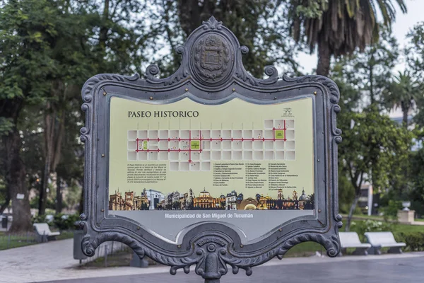 Praça Independência San Miguel Tucuman Província Tucuman Norte Argentina — Fotografia de Stock