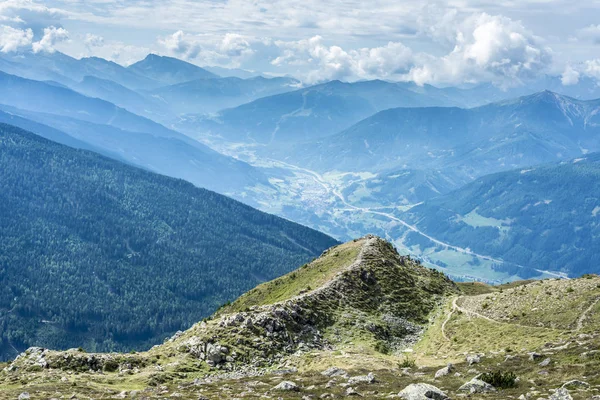 Inn River Valley Seen Mountain Ski Area Patscherkofel Tyrol Region — Stock Photo, Image