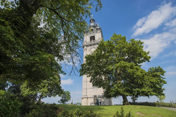 Zvonice Také Nazývá Catiau Montois Byl Postaven Monsu Století Pouze — Stock fotografie