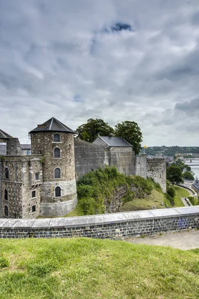 Citadelle Château Namur Une Forteresse Dans Ville Namur Confluent Des — Photo