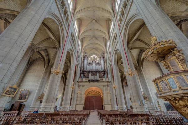 Auch Frankrijk Juni 2015 Kerk Van Sainte Marie Gers Languedoc — Stockfoto