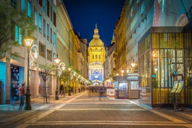 BUDAPEST, HUNGARY - DECEMBER 12, 2016: St. Stephens Basilica (Szent Istvan bazilika), a Roman Catholic basilica in Budapest, Hungary.