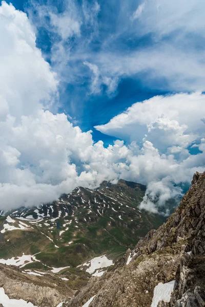 Nordøstlig Synspunkt Pic Midi Bigorre Hautes Pyrenees Frankrike – stockfoto