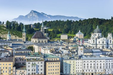 Salzburg Kapuzinerberg bakış açısı, Avusturya genel görünümünden