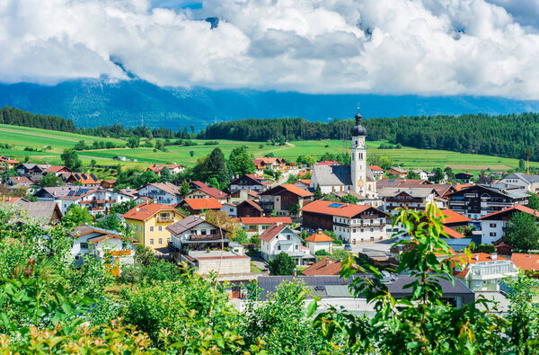 Gotzens village near Innsbruck, western Austria