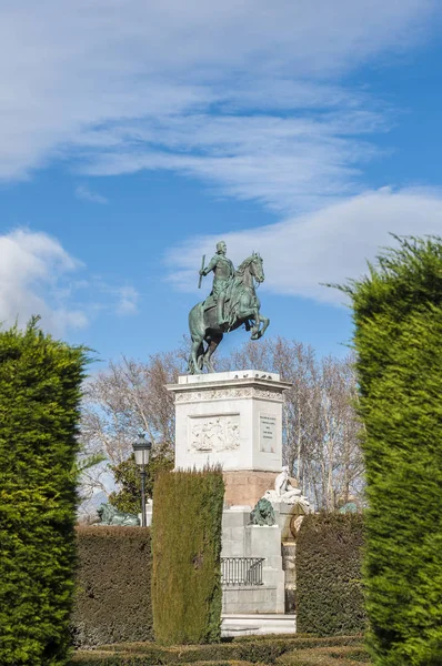 Monument van Filips Iv in Madrid, Spanje. — Stockfoto