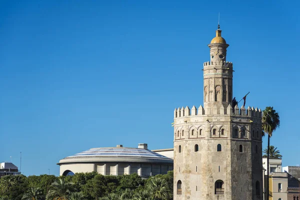 Gold Tower in Seville, southern Spain. — Stock Photo, Image