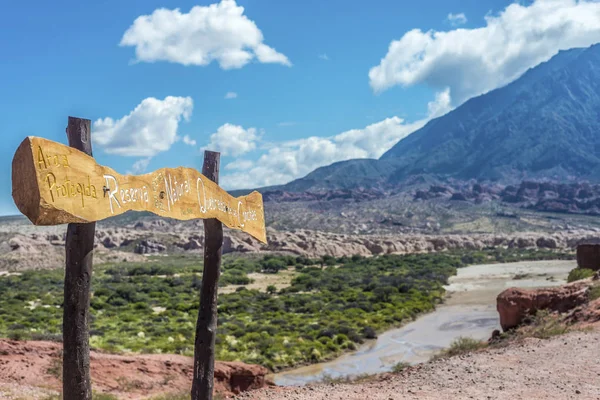 Quebrada de las conchas, salta, Noord-Argentinië — Stockfoto