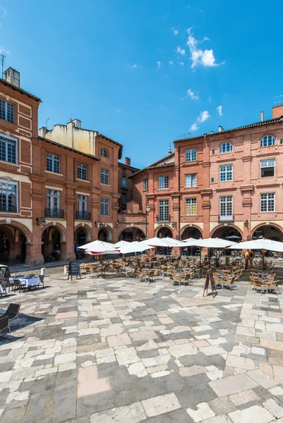 Place nationale in montauban, frankreich — Stockfoto