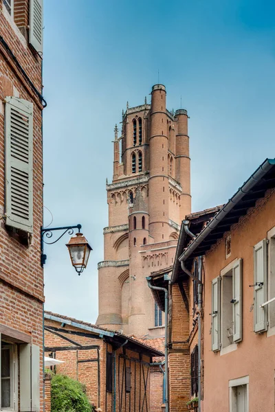 Kathedraal basiliek van Sint-Cecilia, in Albi, Frankrijk — Stockfoto