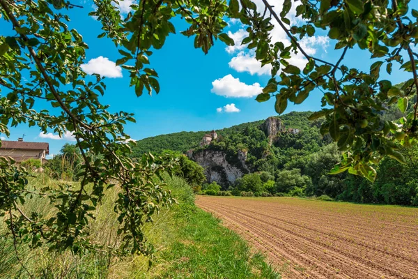 Saint Cirq Lapopie a Lot, Francia — Foto Stock