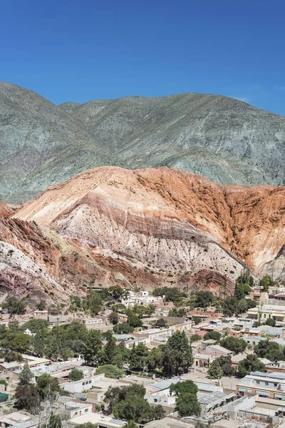 Hill, sedm barev v jujuy, argentina. — Stock fotografie