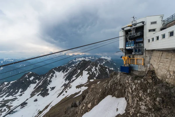 Cableway in Pic du Midi, France — Stock Photo, Image