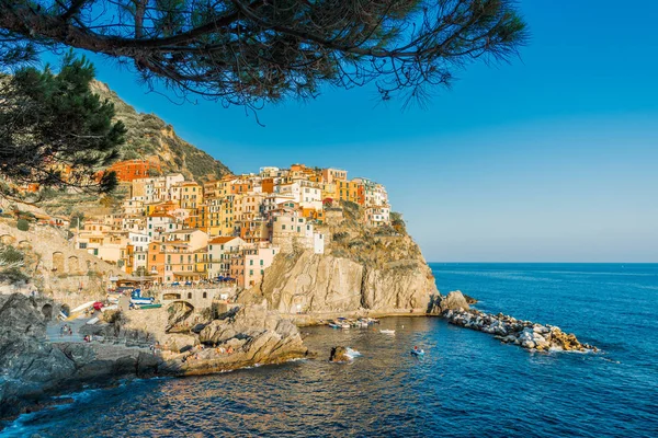 Manarola in Cinque Terre, Λιγουρία, Ιταλία. — Φωτογραφία Αρχείου