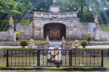 Hellbrunn Palace, Salzburg, Avusturya yanında.