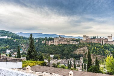 het alhambra in granada, Andalusië, Spanje.