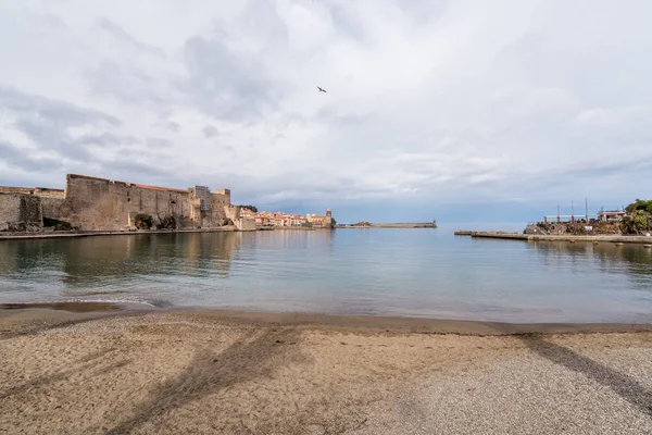 Ansa de la Baleta i Collioure, Frankrike — Stockfoto