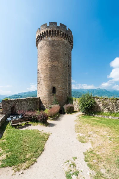 Kasteel Chateau de Foix, Frankrijk — Stockfoto