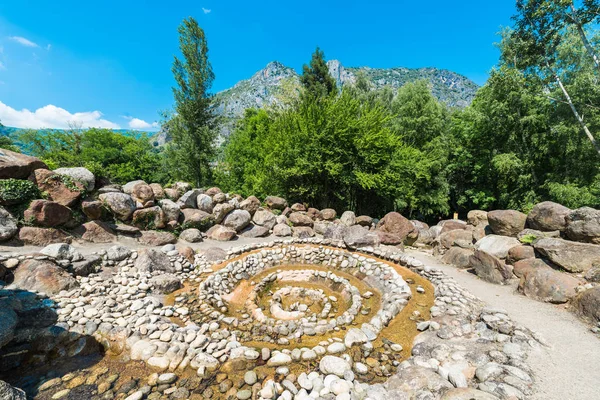 Parc de la Prehistoire i Midi-Pyrenéerna, Frankrike. — Stockfoto
