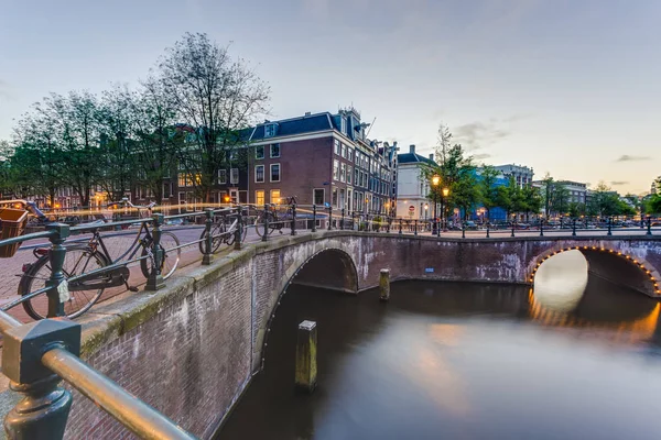 Keizersgracht canal in Amsterdam, Netherlands. — Stock Photo, Image